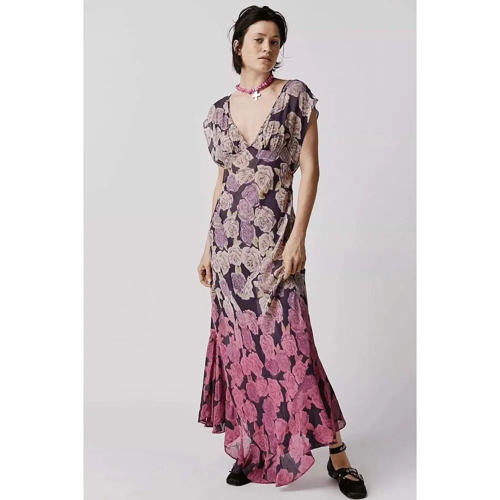 Free People Rose Garden Maxi Dress $300